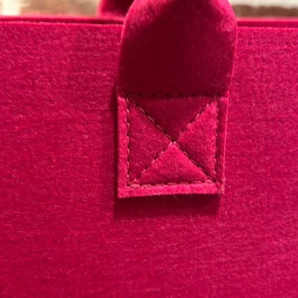 Tribal Pink Felt Bag Breast Cancer Awareness Rare - Picture 3 of 6